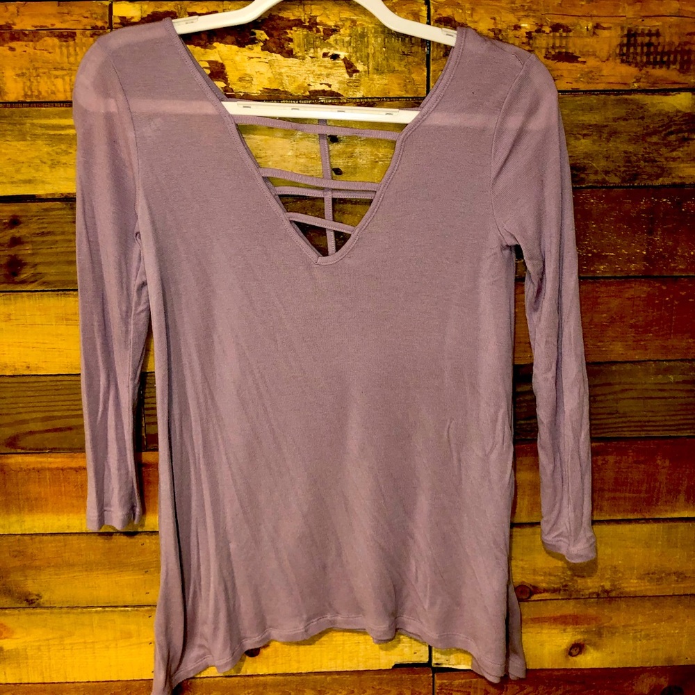 V-Neck Flirty Long Sleeve
